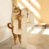 Designed by Lotte CACTUS Wood Scratch Post - White