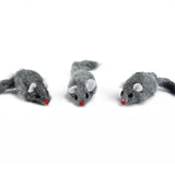 Beeztees Plush Mouse Grey - Bag