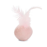 Beeztees RIZO Kitten Ball+Feather Plush Toy – Pink