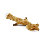 Beeztees Flatino Plush Fox - Brown