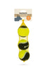 Beeztees FETCH Sponge Ball Black/Yellow - 3pcs