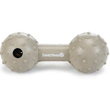 Beeztees Rubber Dumbell with Bell - Beige