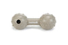Beeztees Rubber Dumbell with Bell - Beige