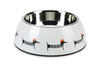 Beeztees WOBY Plastic-Steel Dog Bowl