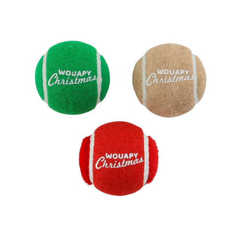 Wouapy Dog Ball Gift Box - Christmas balls detail