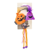 Beeztees Halloween Boeh, þrjú kattaleikföng: grasker, bolti og draugur