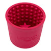 LickiMat Yoggie Pot Pink — bleik gúmmíkrukka með stjörnumynstri