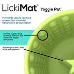 LickiMat Yoggie Pot — eiginleikar og notkunarleiðbeiningar