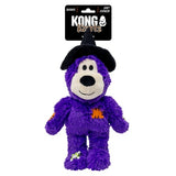 KONG Halloween Wild Knots Witch Bear, fjólublár bangsi með nornahatt
