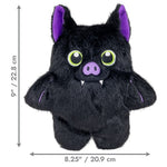 KONG Halloween Snuzzles, svört leðurblaka eða bangsi í graskersbúningi