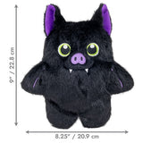 KONG Halloween Snuzzles, svört leðurblaka eða bangsi í graskersbúningi