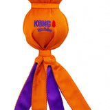 KONG Halloween Wubba Ballistic Jack-O-Lantern, appelsínugult grasker með löngum böndum