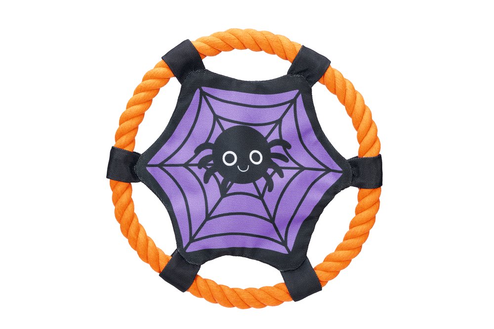 Beeztees Halloween Spiderweb, köngulóarvefur með kaðalhring