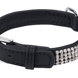 Wouapy Collar Strass Petmini - Black