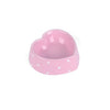 Happy Pet Polka Heart Bowl Pink