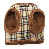 Urban Luxury Fur Lined Brown Tartan Harn