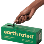 Earth Rated Waste Bags Unscented 300 stk - open side
