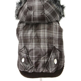 Urban Checked Parka Brown