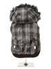 Urban Checked Parka Brown