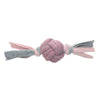 Happy Pet Little Rascals Fleecy Rope Ball Tugger - Pink