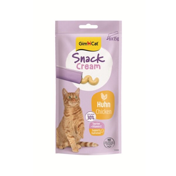 GimCat Snack Cream Chicken 6x15g