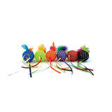 Happy Pet Tabby Patch Glitter Ball Rattler
