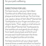 Vet's Best Triple Headed Toothbrush nærmynd af burstahausum