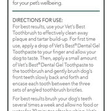Vet's Best Triple Headed Toothbrush nærmynd af burstahausum