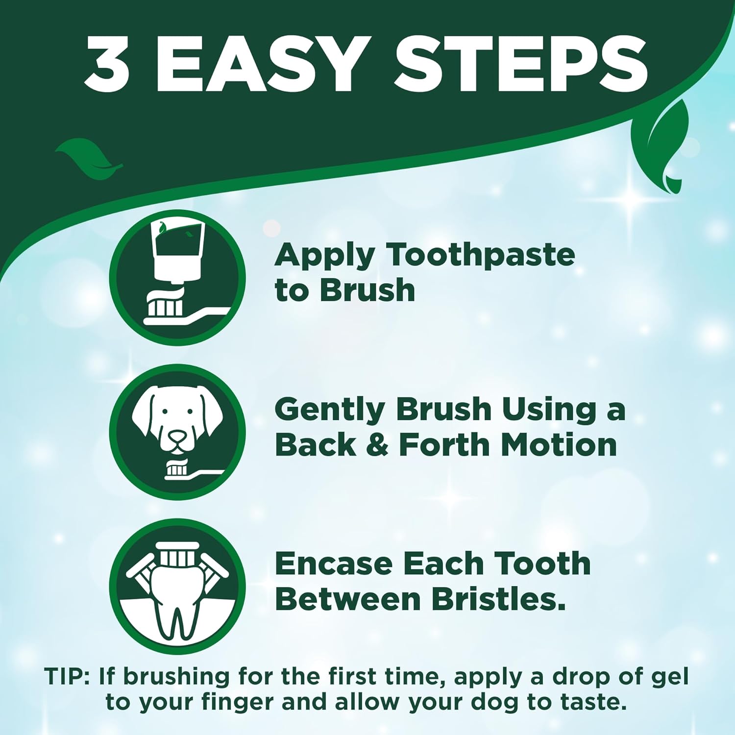 Vet's Best Triple Headed Toothbrush eiginleikar