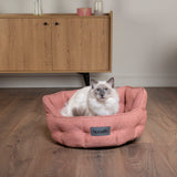 Scruffs Seattle Cat Bed - Coral Pink