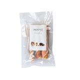 Petstyle Living Rawhide Multi Colour Twisted Stick with Chicken – 20cm