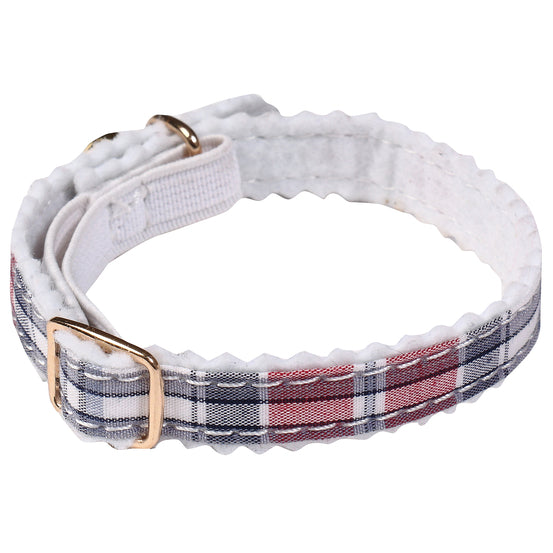 Wouapy Cat Collar Ecossais Purple - tartan violet