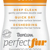 Tropiclean PerfectFur Thick Double Coat Shampoo - 473ml
