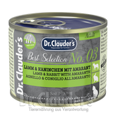 Dr. Clauder's Best Selection No 3 Lamb & Rabbit - 200g