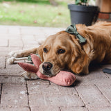 Velvet Dog Toy Rabbit Alina Pink 27