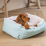 Puppy Rest Bed Nappy Blue 50X42X18