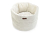 Cat Basket Ribbed Ljós Grá 50X50X35
