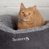 Scruffs Cosy Cat Bed  - Grey