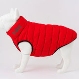 Hugo & Hudson Reversible Dog Puffer Jacket - Red and Navy