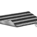 Petlife Vetbed Select Charcoal Grey Wolf Stripe