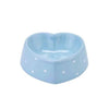 Happy Pet Polka Heart Bowl Blue