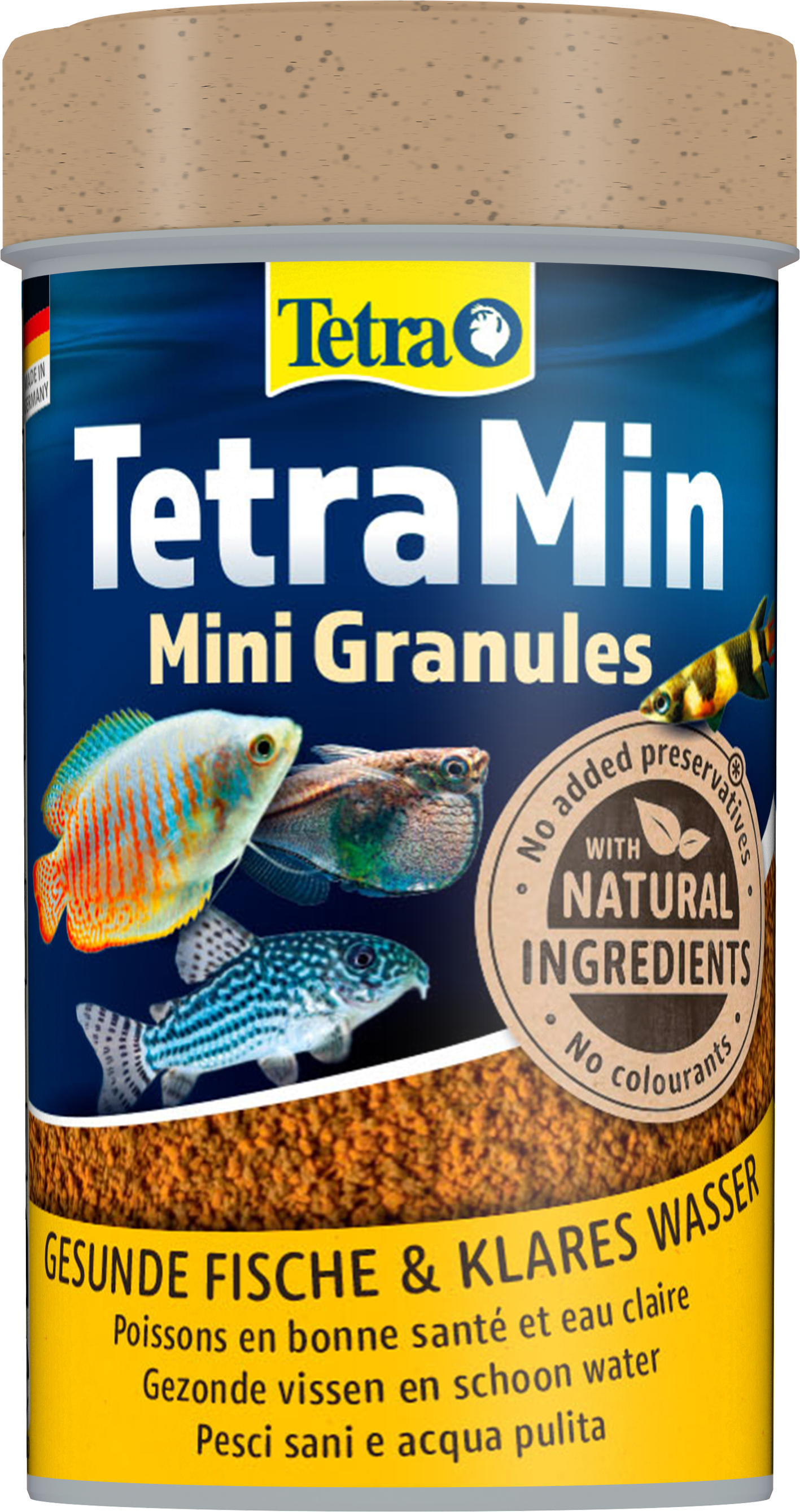 TetraMin Mini Granules 100ml umbúðir hlið