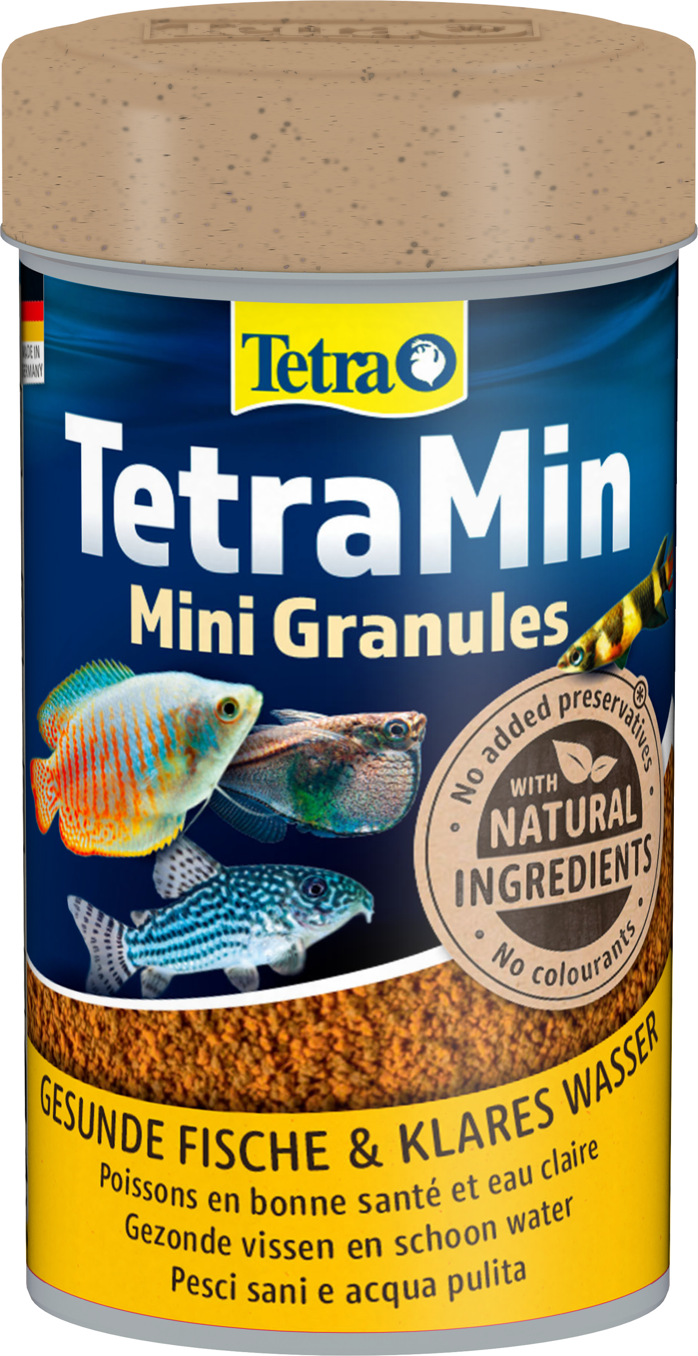 TetraMin Mini Granules 100ml umbúðir framhlið
