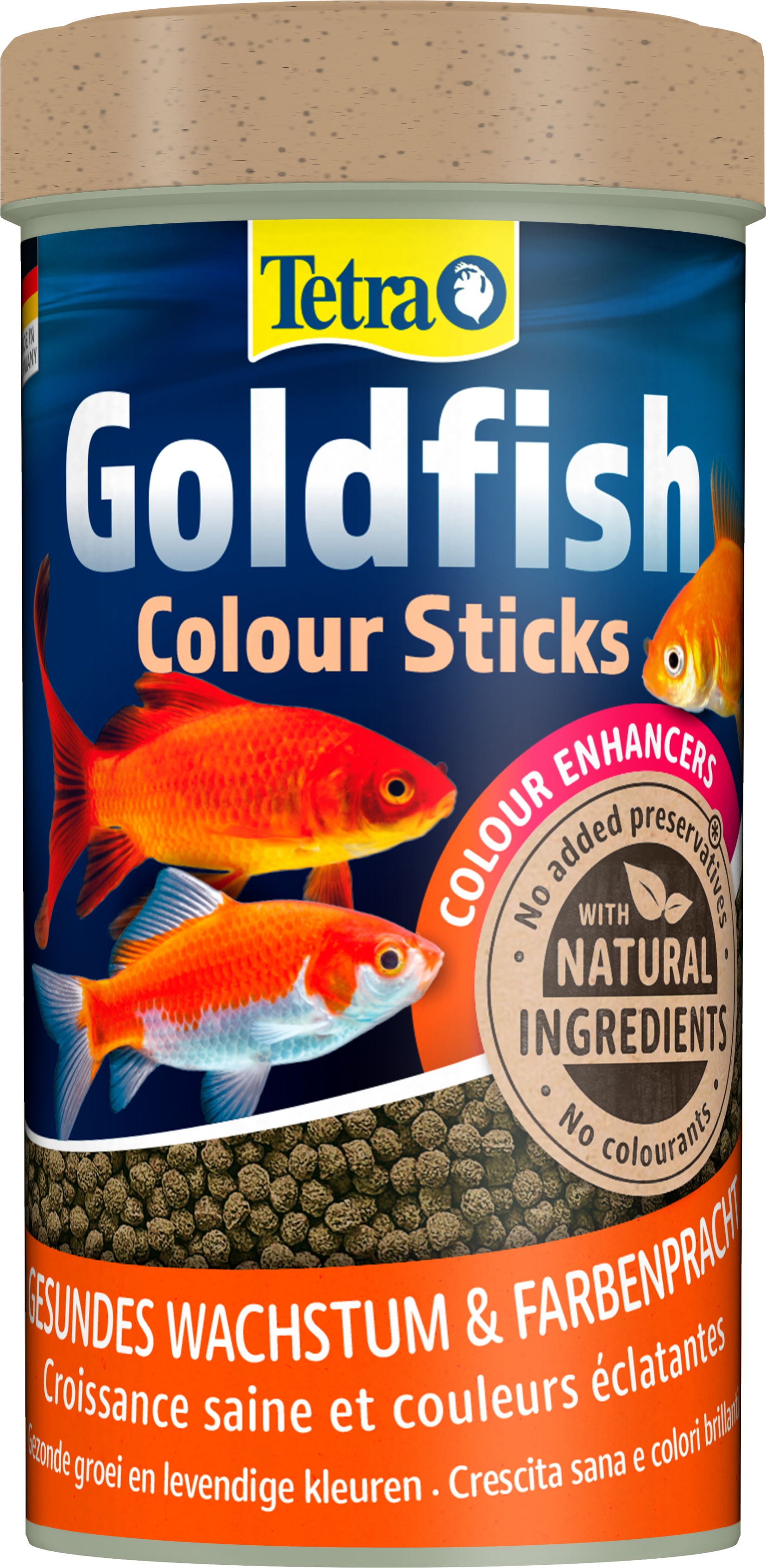 Tetra Goldfish Colour Sticks 100ml umbúðir hlið
