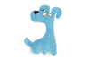 Beeztees Luz Blue Dog Toy - Rib Fabric - Blue