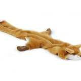 Beeztees Flatino Plush Fox - Brown