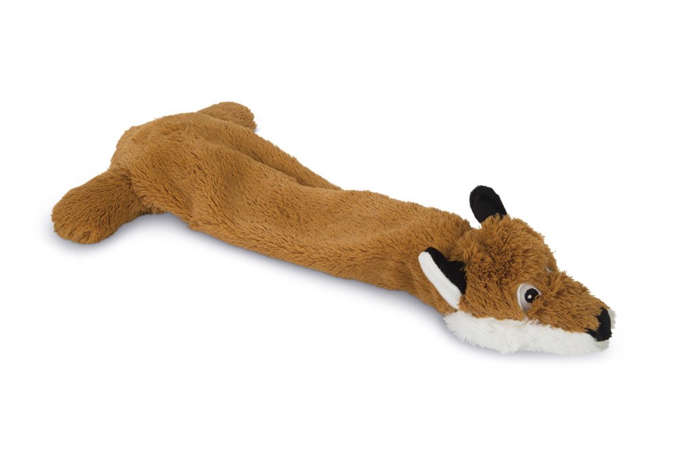 Beeztees Flatinos Vos Yuna plush dog toy brown 50 cm