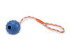 Beeztees Rubber Ball Bell + Cord - Blue