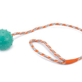 Beeztees Rubber Ball Bell + Cord - Mint