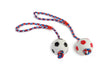 Beeztees Rubber Sponge Ball On Cord - 30 cm